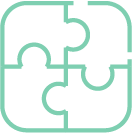 Icon Flexibel, freundlich, zuverlässig